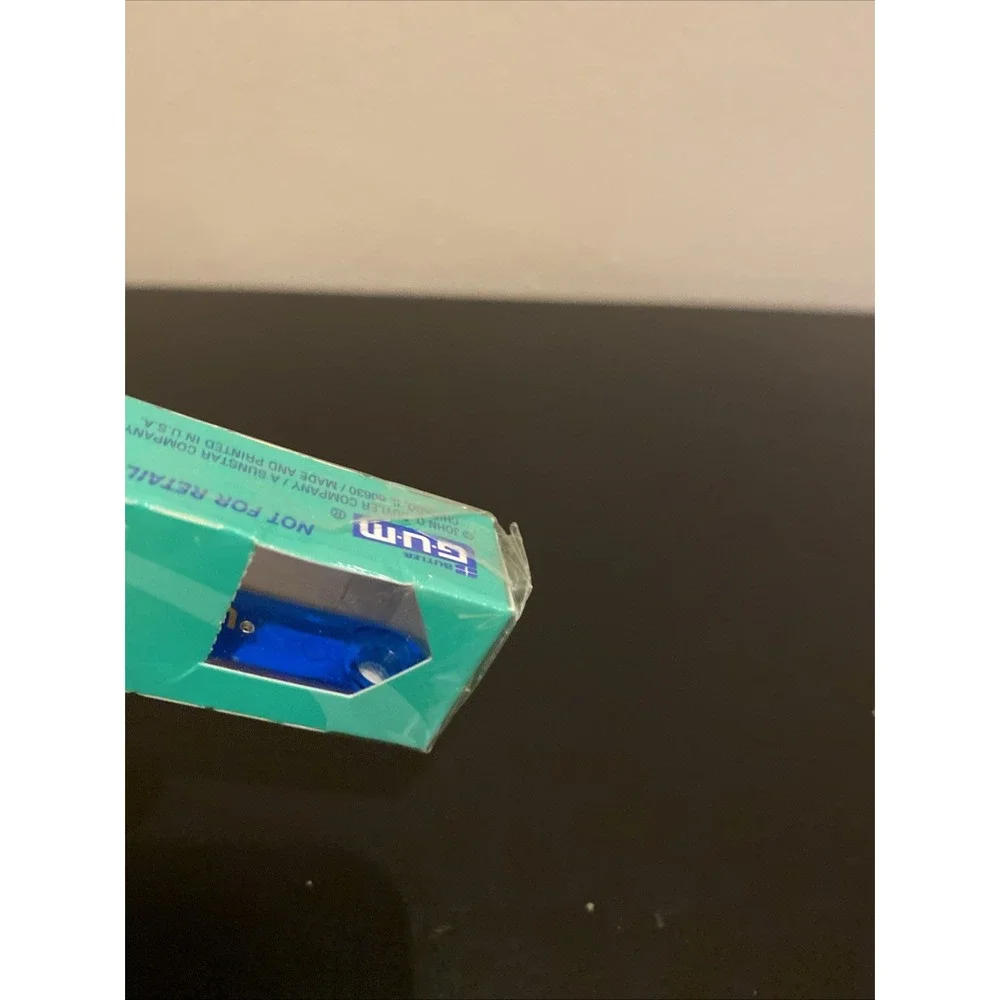 Butler‎ GUM ToothBrushes Adult Regular Soft 411 Purple /soft Tapered 308 Blue